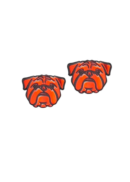 Resin Bulldog Studs