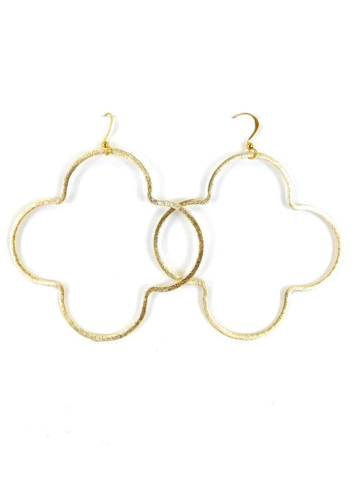 Quatrefoil Hoops