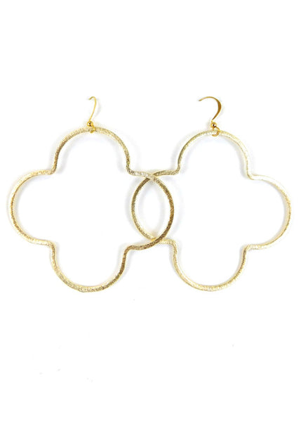 Quatrefoil Hoops